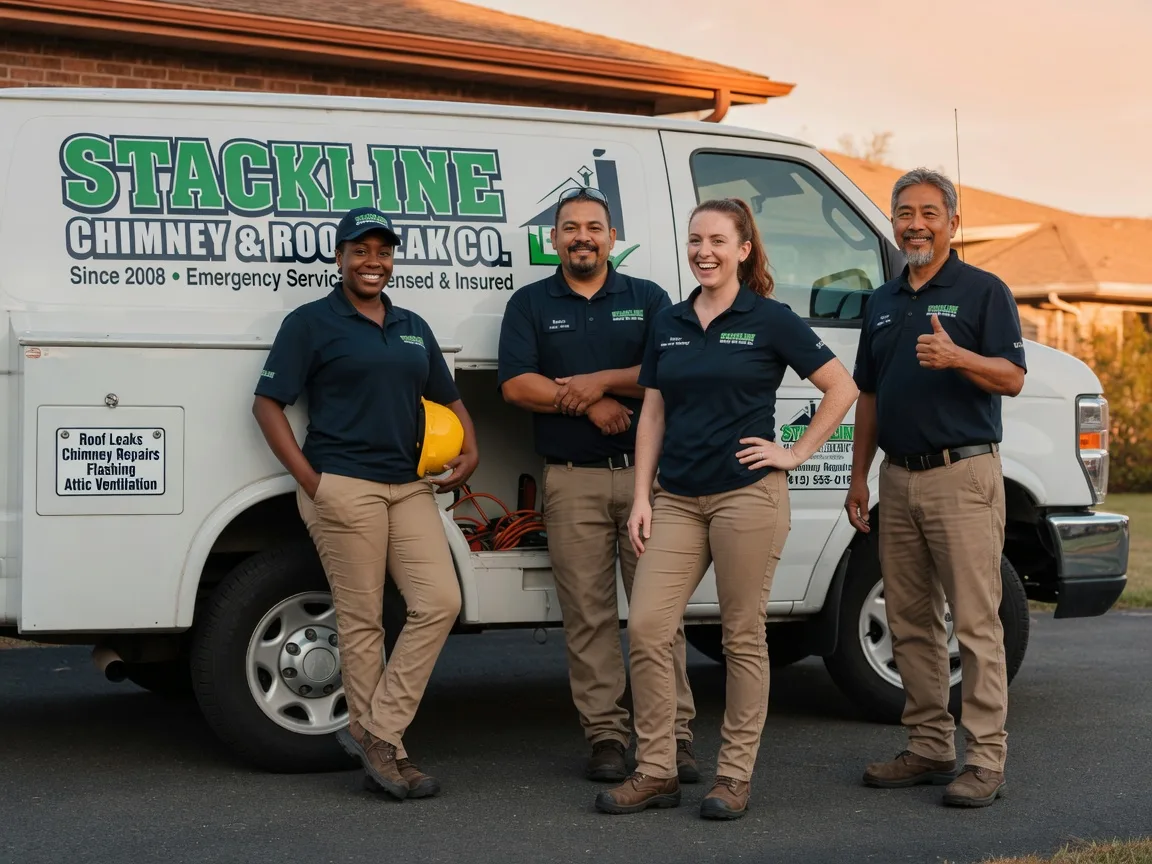 Chimney flashing repair company in Mabank, TX